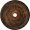 Ekena Millwork Palmetto Ceiling Medallion (Fits Canopies up to 7 5/8"), 31 1/2"OD x 3 5/8"ID x 1 3/4"P, Rust CM31PMRUS - alternate 1